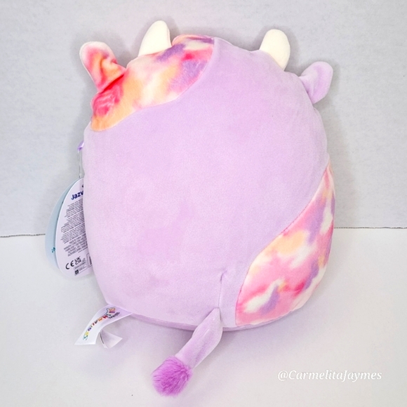 SURI 🌅🐮 FTM ☆ 8" Lavender & Pink Tie Dye Sunset Cow Original Squishmallow NWT - Picture 5 of 8